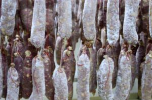Dry, smoked sausage gives Rakott Krumpli a distinct flavor