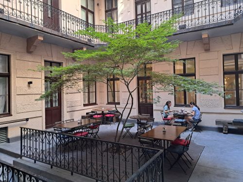Beautiful, peaceful courtyard adds another layer to Bob's Kitchen