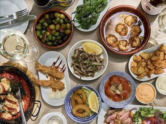 Delicious tapas food from Saboré