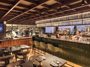 ISSEI Skybar & Restaurant has a beutiful interior