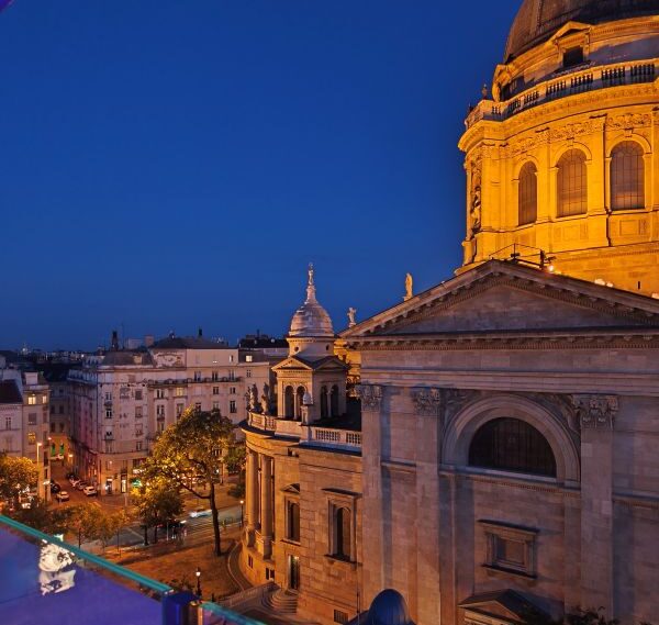 The views of St Stephen's Basilica from ISSEI are breathtaking