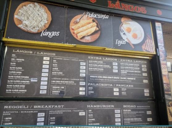 Lángosos is one of the best places to try street food in Budapest