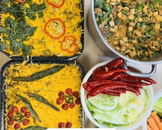 Delicious dishes at VegOut